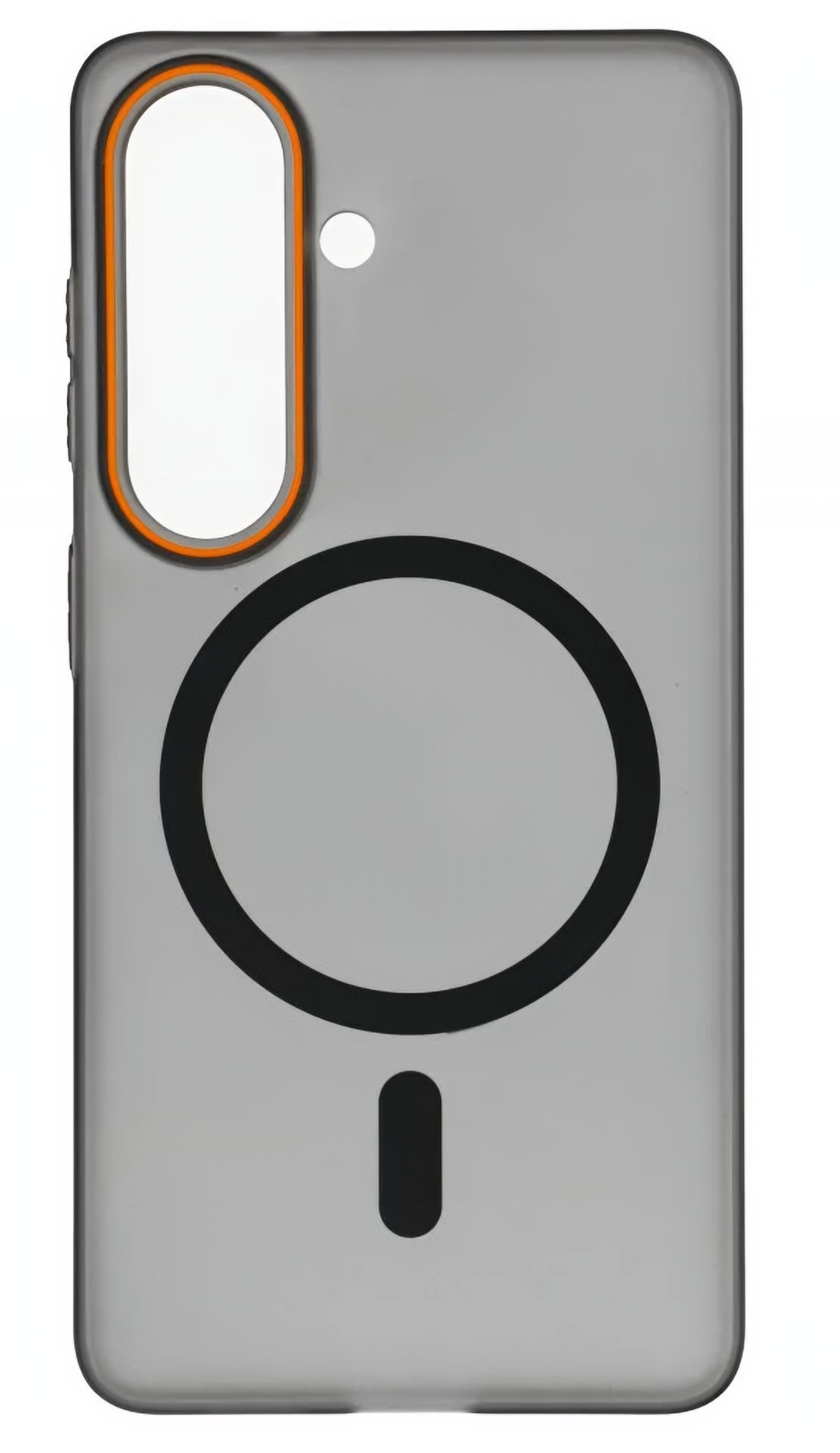 Custodia MagSafe per Samsung Galaxy S26 S942, OEM, Go Orange, Nera