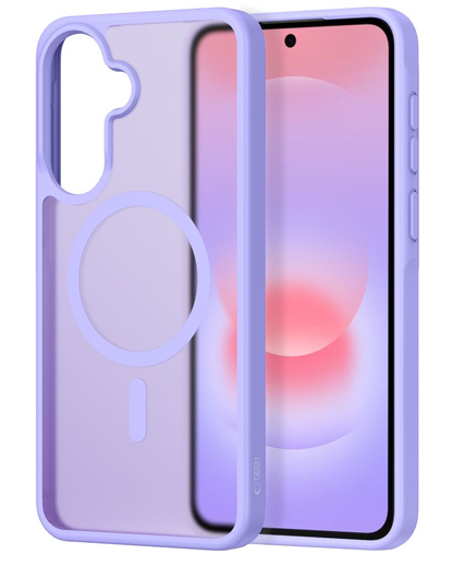 Custodia MagSafe per Samsung Galaxy A37 5G / A56 A566 / A36 A366, Tech-Protect, Magmat, Viola Opaco