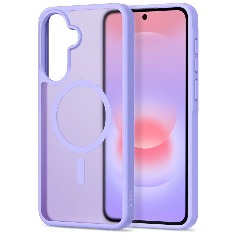 Custodia MagSafe per Samsung Galaxy A57 5G, Tech-Protect, Magmat, Viola Opaco