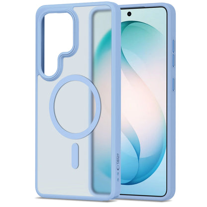 Custodia MagSafe per Samsung Galaxy S26 Ultra S948, Tech-Protect, Magmat, Blu Opaco