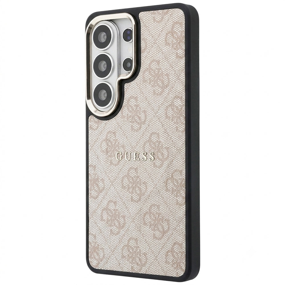 Custodia MagSafe per Samsung Galaxy S26 Ultra S948, Guess, 4G Embossed Ring, Rosa