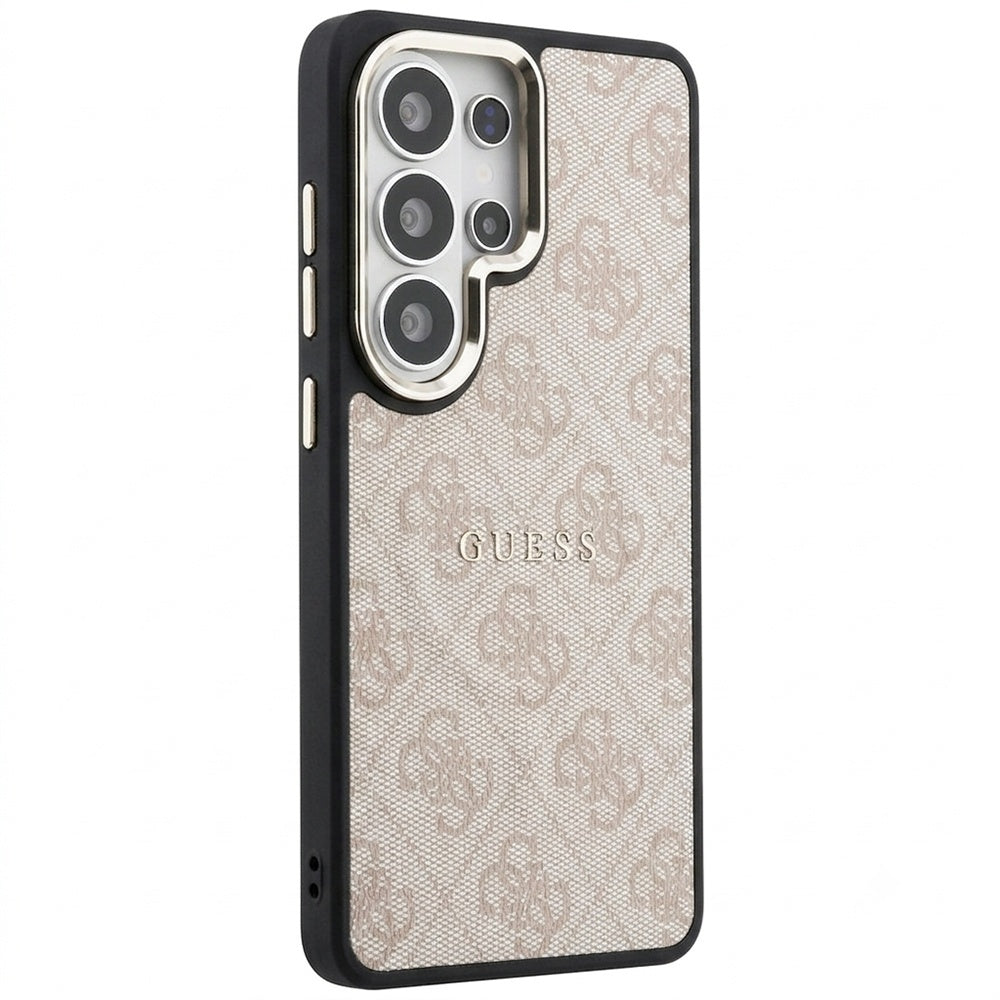 Custodia MagSafe per Samsung Galaxy S26 Ultra S948, Guess, 4G Embossed Ring, Rosa
