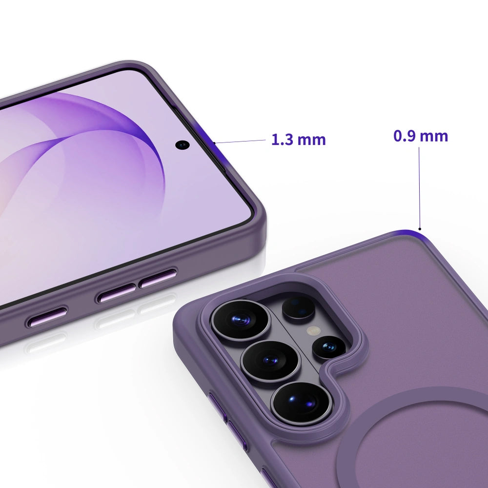 Custodia MagSafe per Samsung Galaxy S26 Ultra S948, Tech-Protect, Magmat, Viola Opaco