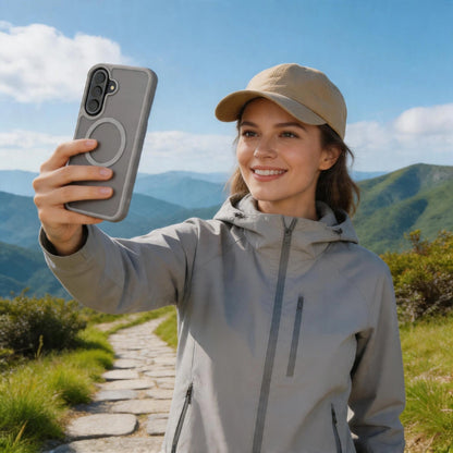 MagSafe Case for Samsung Galaxy A57 5G, Tech-Protect, Magmat, Matte Gray
