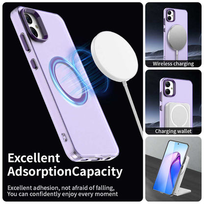 Custodia MagSafe per Samsung Galaxy A05 A055, Techsuit, CandyCase, Viola