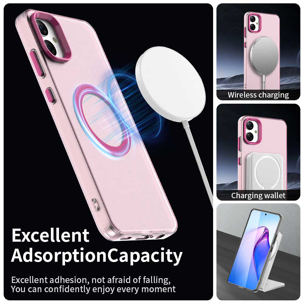 MagSafe Case for Samsung Galaxy A05 A055, Techsuit, CandyCase, Pink
