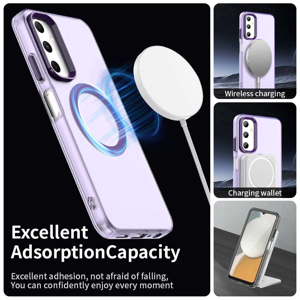 Custodia MagSafe per Samsung Galaxy A05s A057, Techsuit, CandyCase, Viola