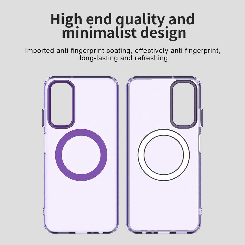 Custodia MagSafe per Samsung Galaxy A05s A057, Techsuit, CandyCase, Viola