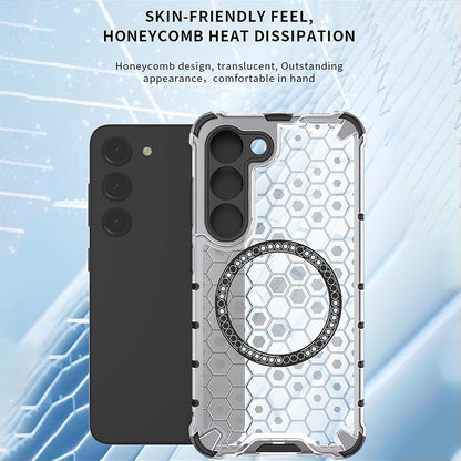 Custodia MagSafe per Samsung Galaxy A05s A057, Techsuit, HoneyComb Shield, Nera