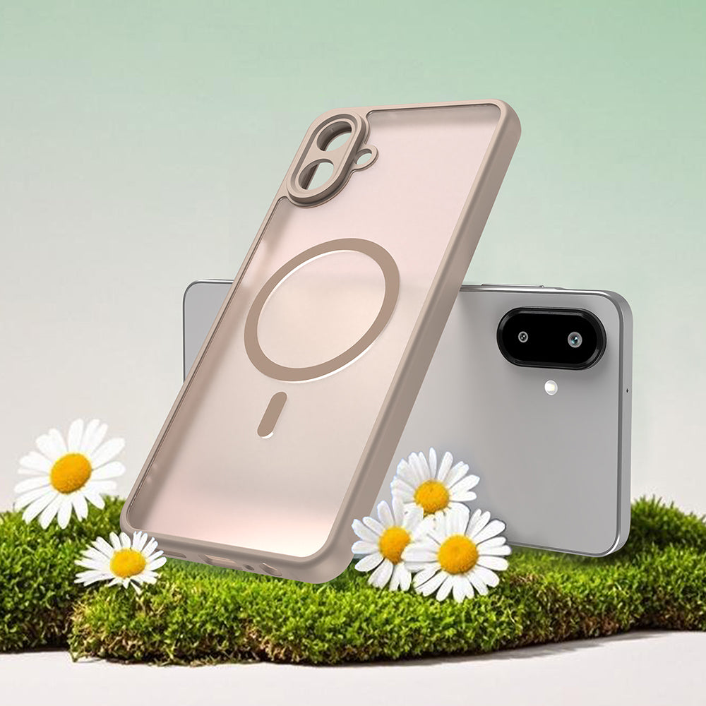 Custodia MagSafe per Samsung Galaxy A07 4G A075, Techsuit, HaloFrost II, Dorata