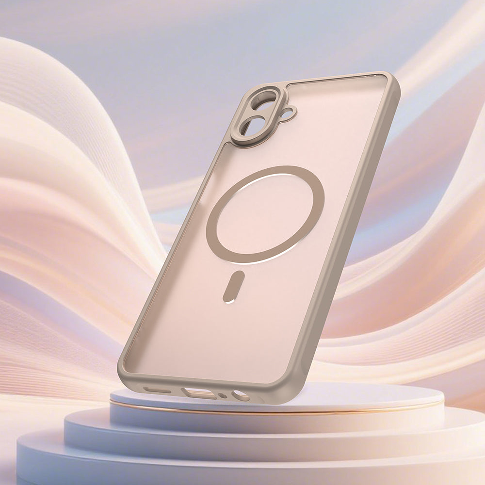 Custodia MagSafe per Samsung Galaxy A07 4G A075, Techsuit, HaloFrost II, Dorata
