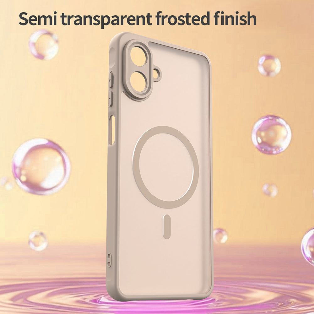 Custodia MagSafe per Samsung Galaxy A07 4G A075, Techsuit, HaloFrost II, Dorata