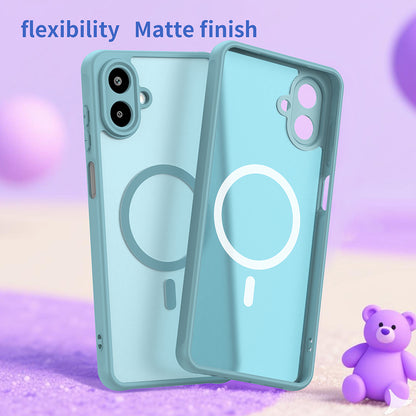 Custodia MagSafe per Samsung Galaxy A07 4G A075, Techsuit, HaloFrost II, Verde Chiaro