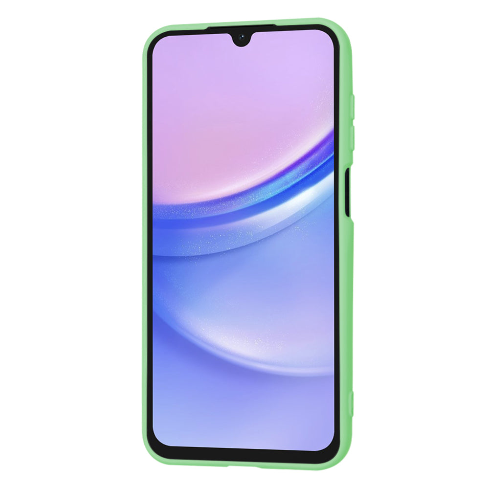 Custodia MagSafe per Samsung Galaxy A15 A155, Techsuit, SoftFlex, Verde Chiaro