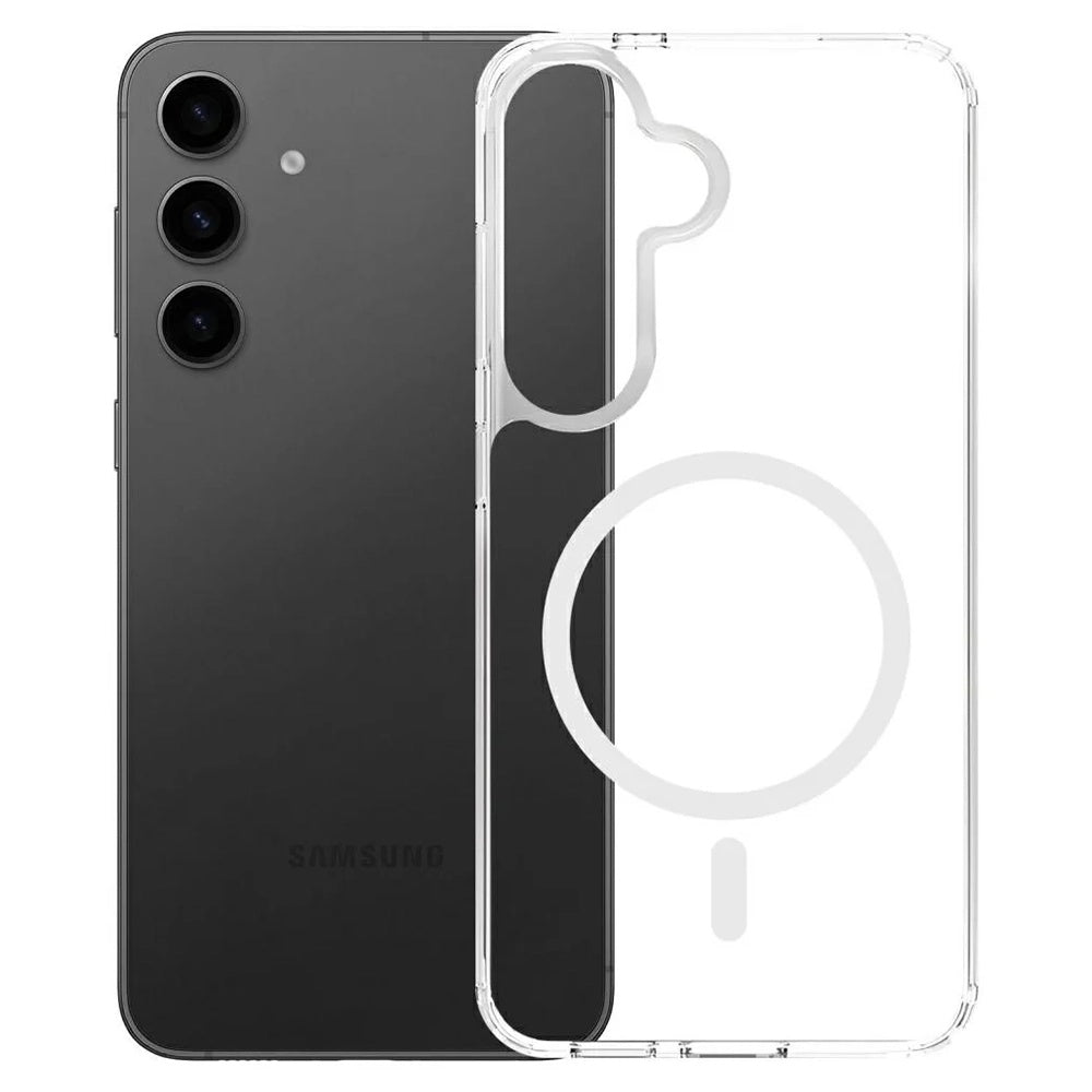 Custodia MagSafe per Samsung Galaxy A16 5G A166 / A16 4G A165, 3MK, Armor MagCase, Trasparente