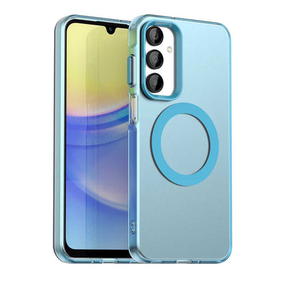 Custodia MagSafe per Samsung Galaxy A16 5G A166 / A16 4G A165, Techsuit, CandyCase, Blu