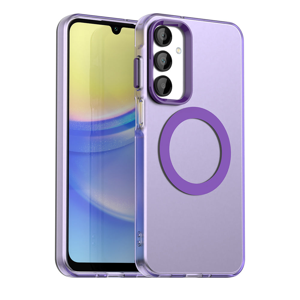 Custodia MagSafe per Samsung Galaxy A16 5G A166 / A16 4G A165, Techsuit, CandyCase, Viola