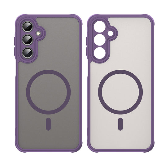 Custodia MagSafe per Samsung Galaxy A16 5G A166 / A16 4G A165, Techsuit, HaloFrost II, Viola