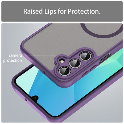 Custodia MagSafe per Samsung Galaxy A16 5G A166 / A16 4G A165, Techsuit, HaloFrost II, Viola