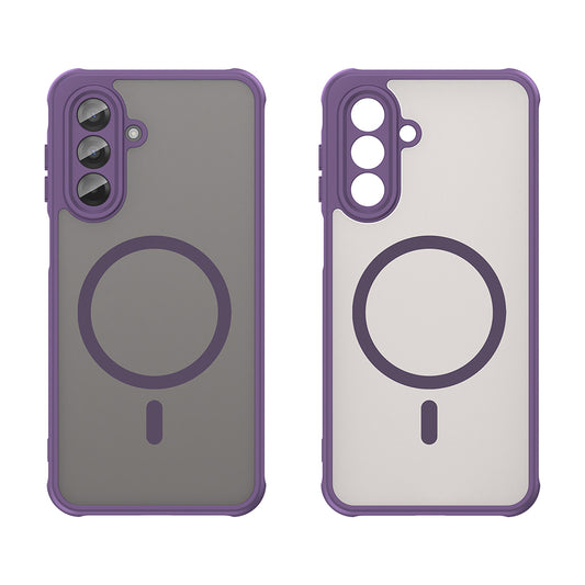 Custodia MagSafe per Samsung Galaxy A17 5G, Techsuit, HaloFrost II, Viola