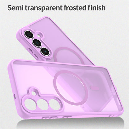 Custodia MagSafe per Samsung Galaxy A17 5G, Techsuit, HaloFrost II, Rosa
