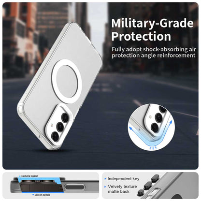 Custodia MagSafe per Samsung Galaxy A25 A256, Techsuit, CandyCase, Bianca