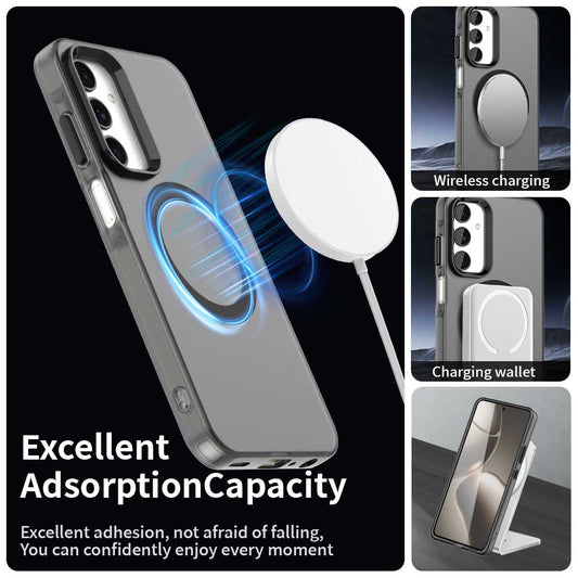 Custodia MagSafe per Samsung Galaxy A25 A256, Techsuit, CandyCase, Nera