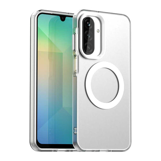 Custodia MagSafe per Samsung Galaxy A26 A266, Techsuit, CandyCase, Bianca
