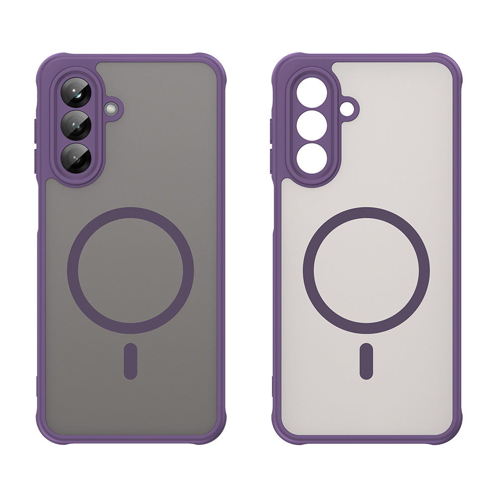 Custodia MagSafe per Samsung Galaxy A26 A266, Techsuit, HaloFrost II, Viola