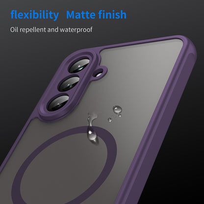 Custodia MagSafe per Samsung Galaxy A26 A266, Techsuit, HaloFrost II, Viola