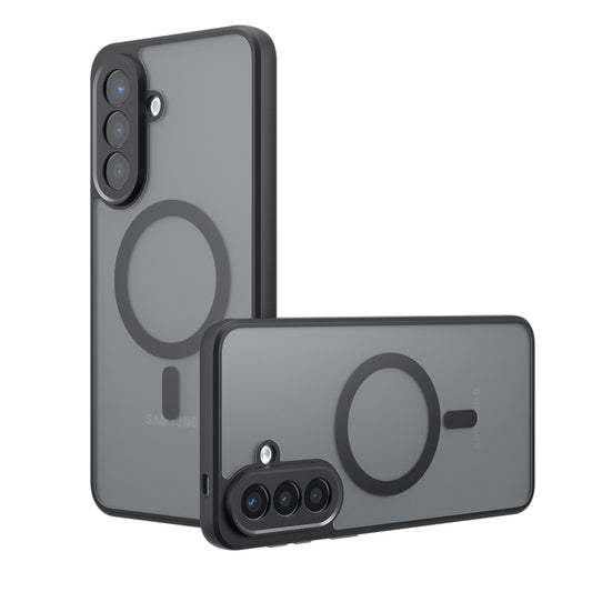 Custodia MagSafe per Samsung Galaxy A27 5G, Techsuit, PureFrost, Nero Satinato