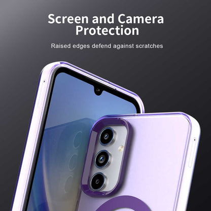 Custodia MagSafe per Samsung Galaxy A35 5G A356, Techsuit, CandyCase, Viola