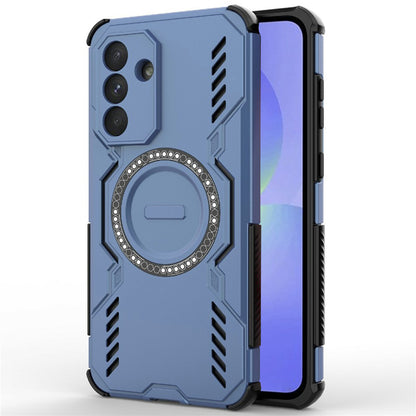 Custodia MagSafe per Samsung Galaxy A36 A366, Techsuit, ArmorMag, Blu