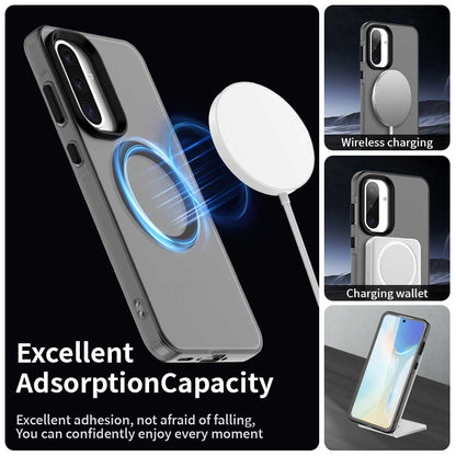 MagSafe Case for Samsung Galaxy A36 A366, Techsuit, CandyCase, Black