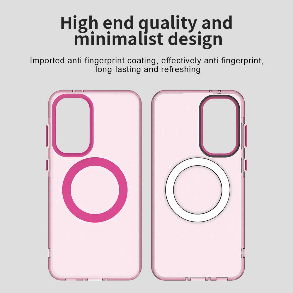 Custodia MagSafe per Samsung Galaxy A36 A366, Techsuit, CandyCase, Rosa