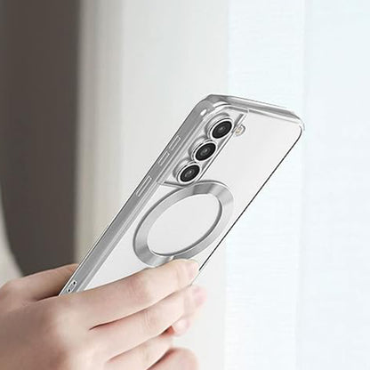 MagSafe Case for Samsung Galaxy A56 A566 / A36 A366, Techsuit, Luxury Crystal, Light Green