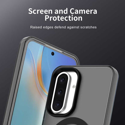 Custodia MagSafe per Samsung Galaxy A56 A566, Techsuit, CandyCase, Nera
