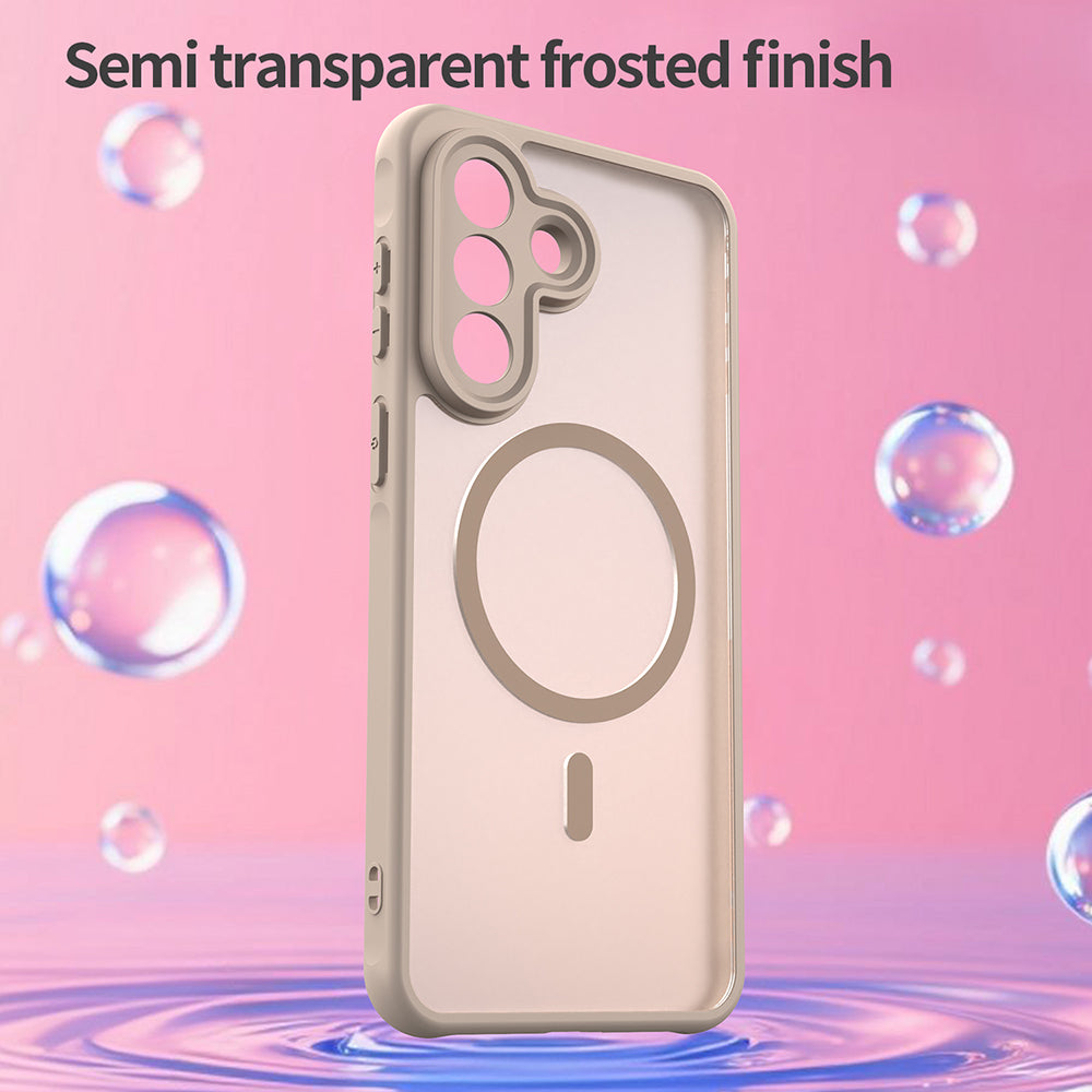 MagSafe Case for Samsung Galaxy A57 5G, Techsuit, HaloFrost II, Gold