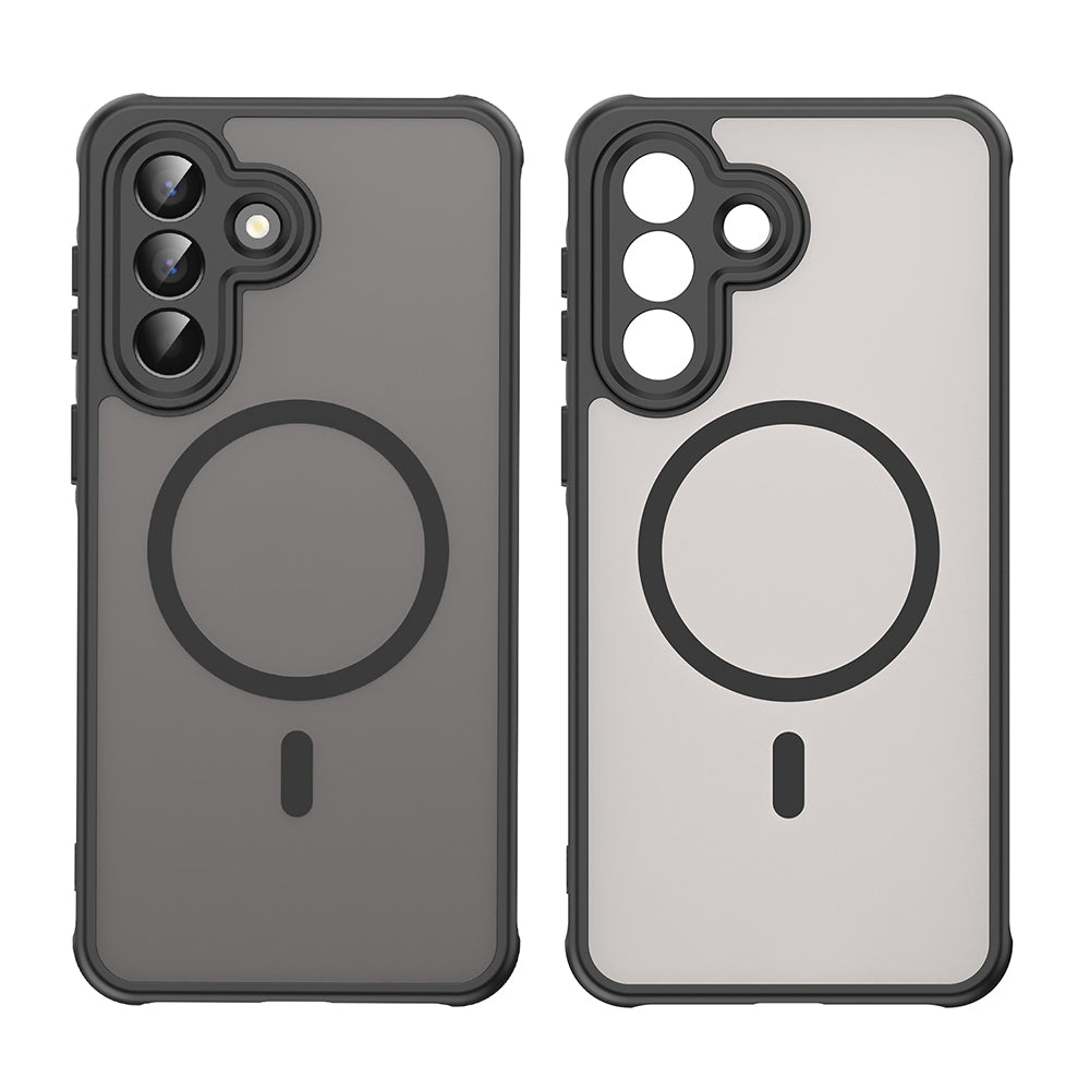 Custodia MagSafe per Samsung Galaxy A57 5G, Techsuit, HaloFrost II, Nera