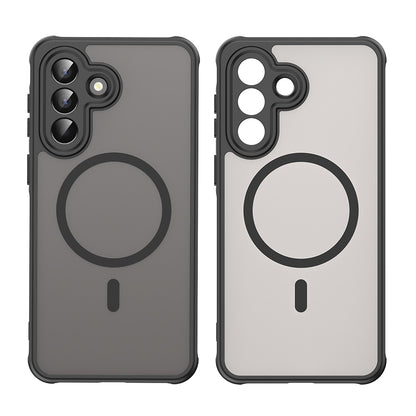 Custodia MagSafe per Samsung Galaxy A57 5G, Techsuit, HaloFrost II, Nera