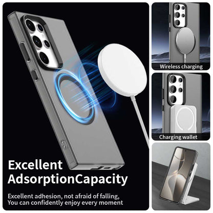 Custodia MagSafe per Samsung Galaxy S23 Ultra S918, Techsuit, CandyCase, Nera