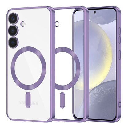 MagSafe Case for Samsung Galaxy S24+ S926, Techsuit, Luxury Crystal, Light Purple