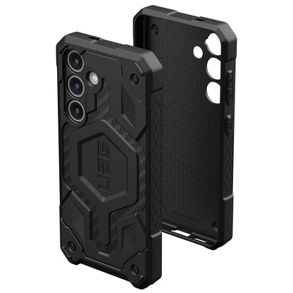 Custodia MagSafe per Samsung Galaxy S24 S921, Urban Armor Gear, Monarch Pro Carbon, Nera