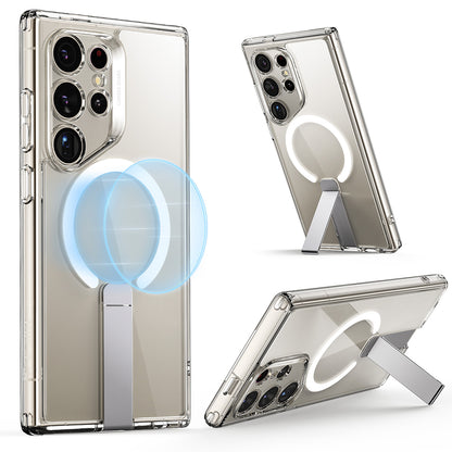 Custodia MagSafe per Samsung Galaxy S24 Ultra S928, ESR, Boost Flickstand, Trasparente