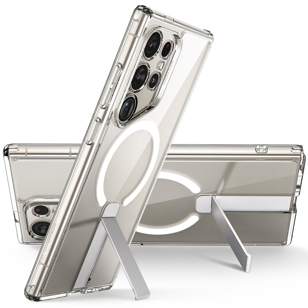 Custodia MagSafe per Samsung Galaxy S24 Ultra S928, ESR, Boost Flickstand, Trasparente