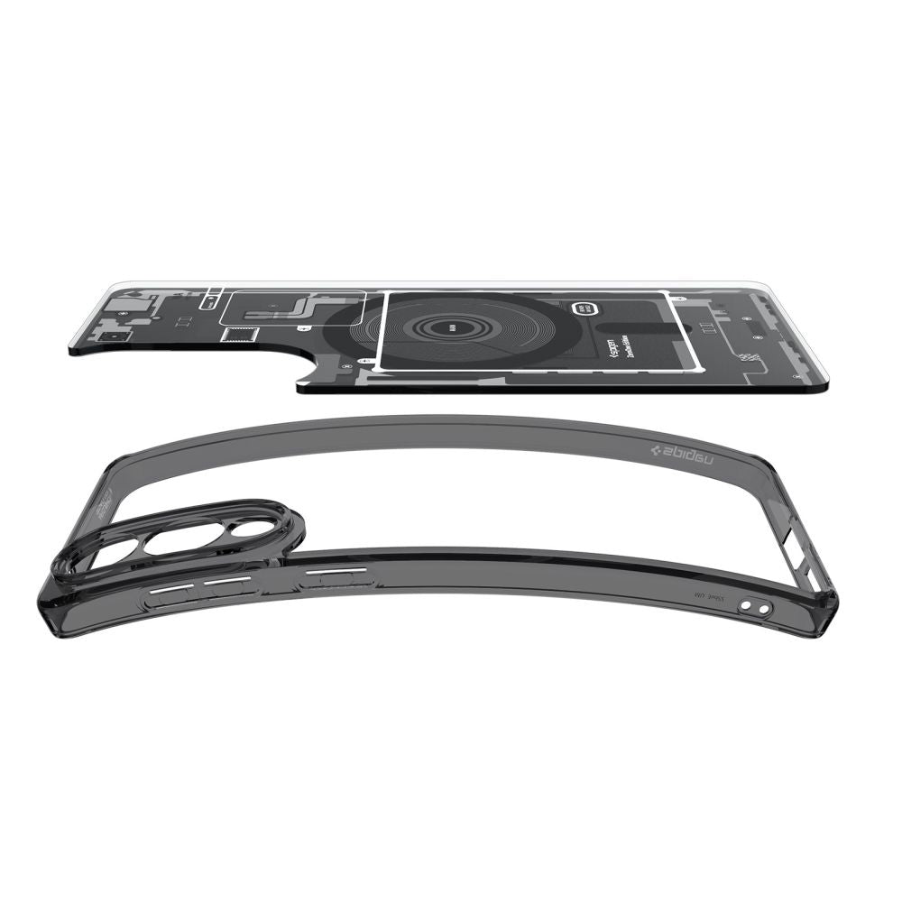 Custodia MagSafe per Samsung Galaxy S25 Edge S937, Spigen, Ultra Hybrid Zero One, Nera ACS09415