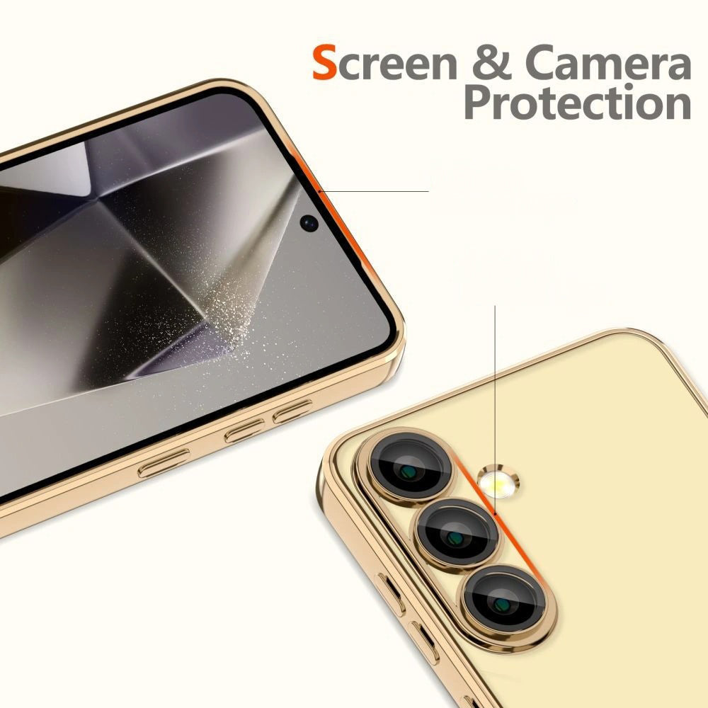 Custodia MagSafe per Samsung Galaxy S25 Edge S937, Techsuit, Luxury Crystal, Verde Scuro