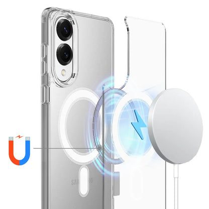 MagSafe Case for Samsung Galaxy S25 Edge S937, Techsuit, Pro, Transparent