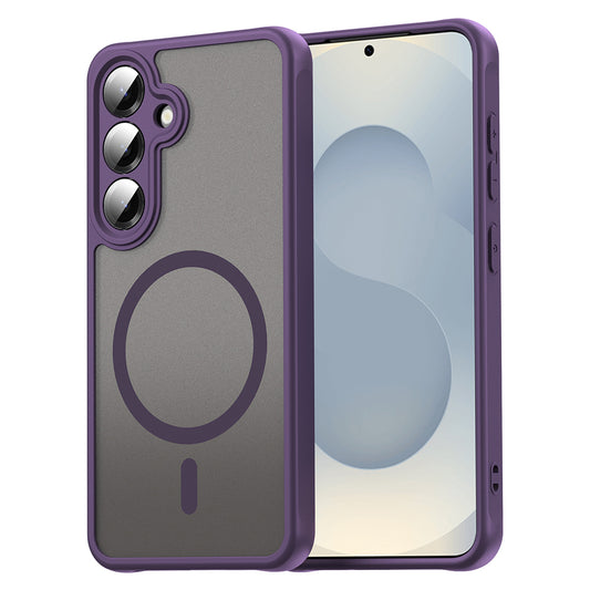 Custodia MagSafe per Samsung Galaxy S25 FE, Techsuit, HaloFrost II, Viola