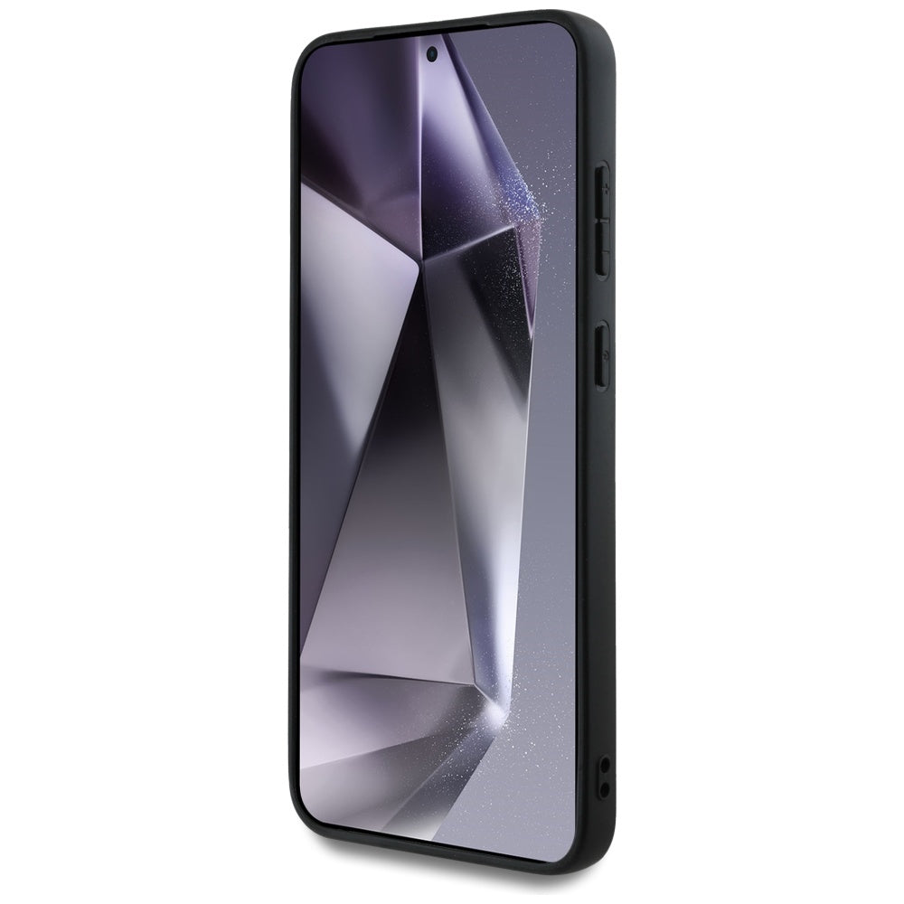 Custodia MagSafe per Samsung Galaxy S25+ S936, Guess, 4G Circle Classic Logo, Marrone